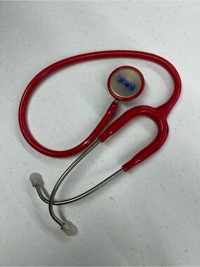 Rose Red Dual-Head Stethoscope - Red
